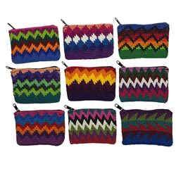 ZIP CHANGE PURSE, CROCHETED